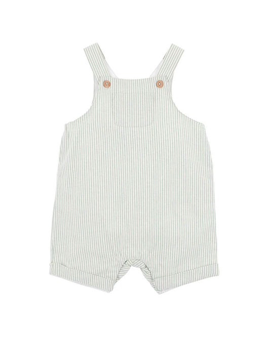 Bebe - Roman Green Stripe Overalls