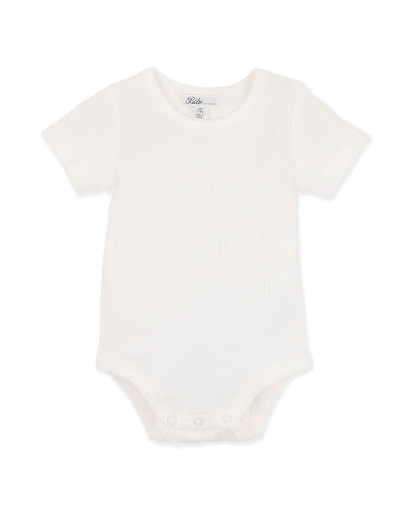 Bebe - Roman Plain Rib Bodysuit