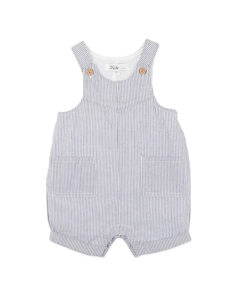 Fox & Finch -  Evan Blue Stripe Overalls