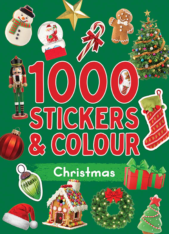 1000 Stickers & Colour- Christmas