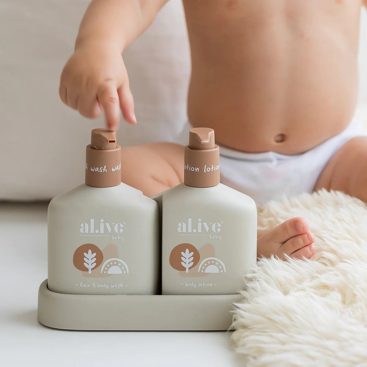 Alive Body - Baby Hair & Body Duo - Calming Oatmeal