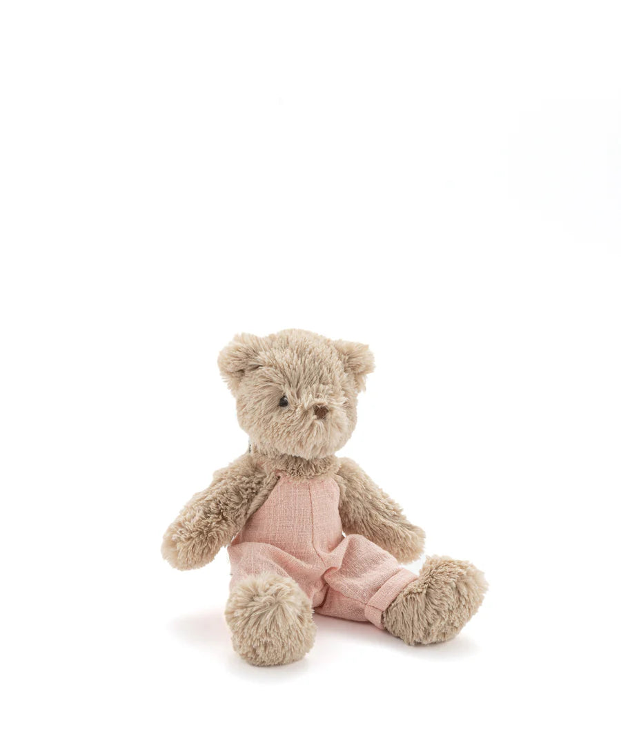 Nana Huchy- Baby Honey Bear Overall- Baby Pink