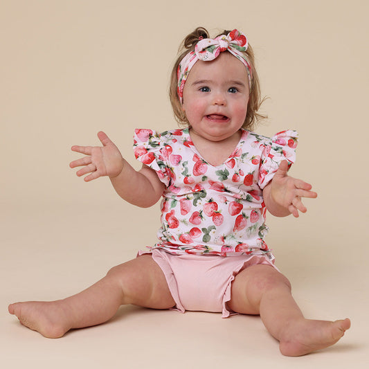 Snuggle Hunny - Baby Pink Organic Bloomers