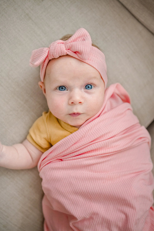 Kiin Baby - Peony Bamboo Stretch Swaddle