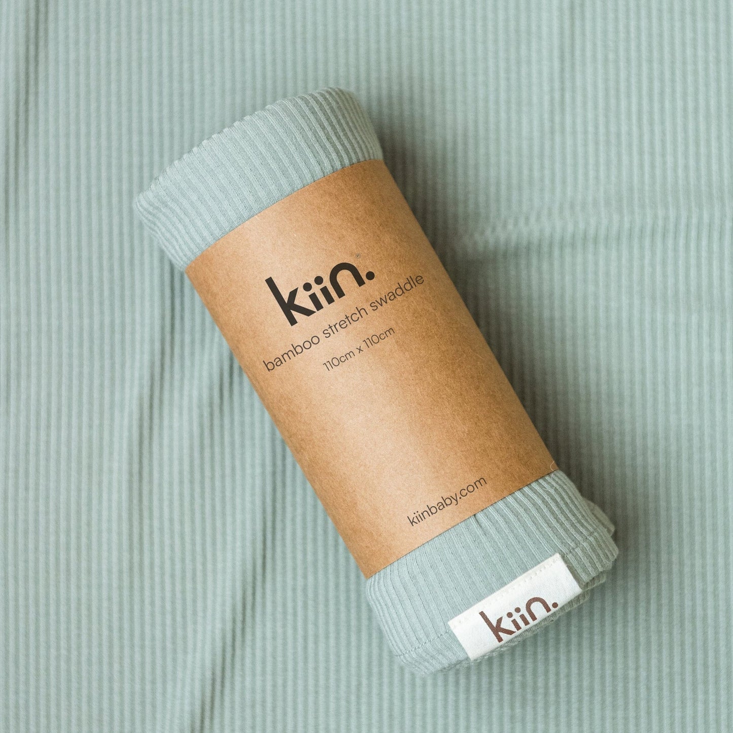 Kiin Baby - Sage Bamboo Stretch Swaddle