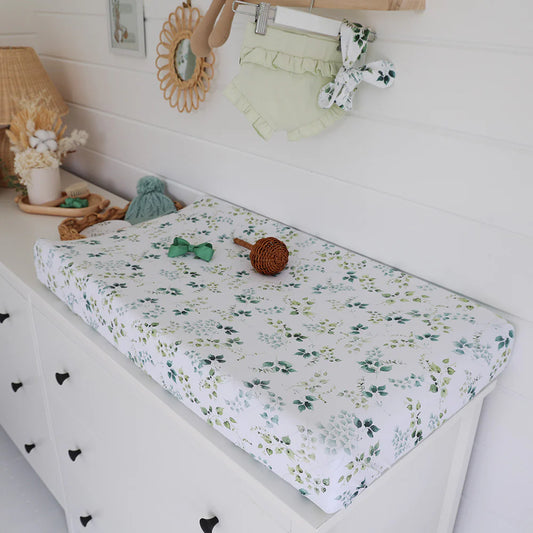 Snuggle Hunny Kids- Eden Fitted Bassinet Sheet & Change Pad Cover