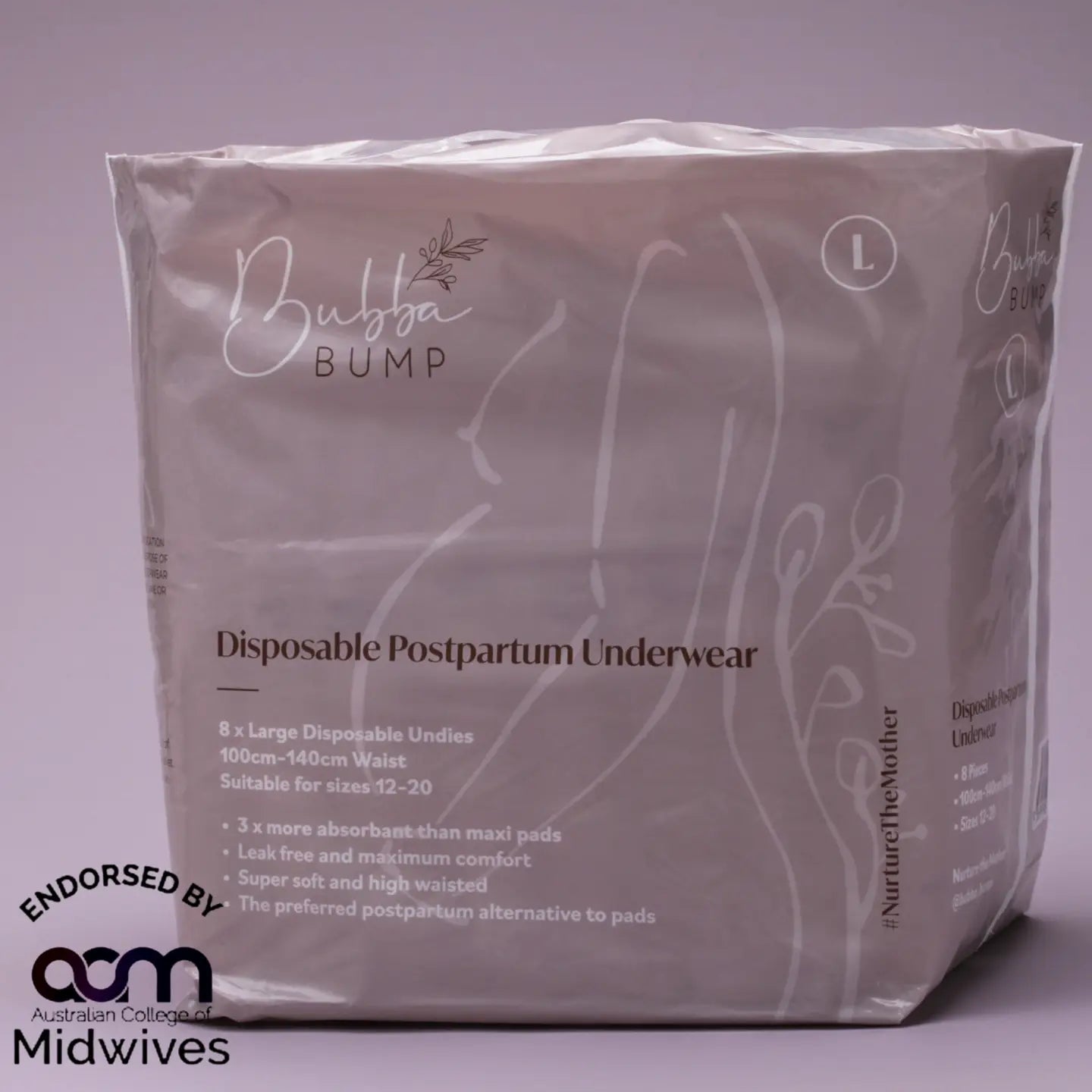 Bubba Bump - Disposable Postpartum Undies 8 Pack (2 Sizes)