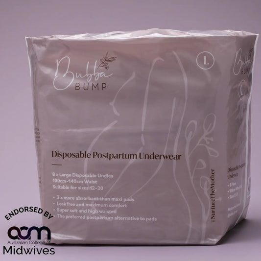 Bubba Bump - Disposable Postpartum Undies 8 Pack (2 Sizes)