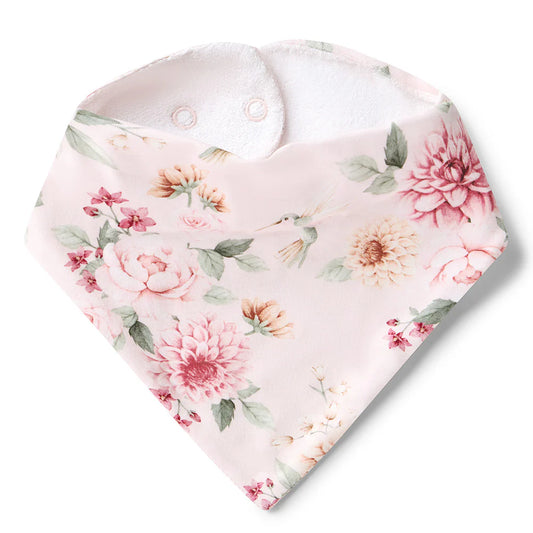 Snuggle Hunny Kids- Birds & Blooms Dribble Bib