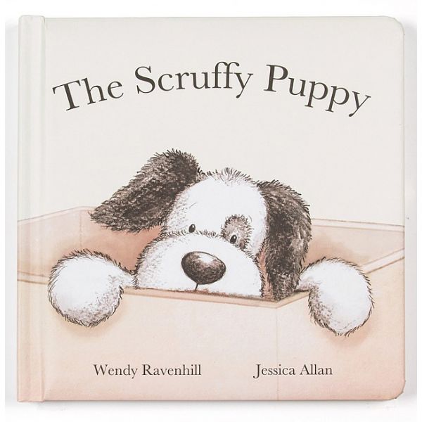 Jellycat- Book- Scruffy Puppy