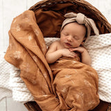 Snuggle Hunny Kids-Bronze Palm Organic Muslin Wrap