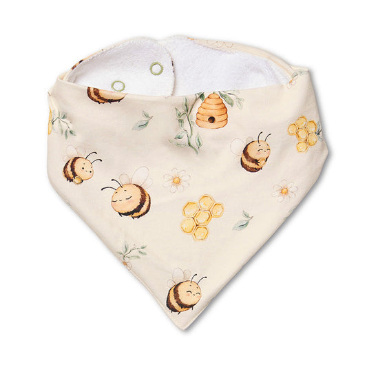 Snuggle Hunny - Bumblebees Organic Dribble Bib