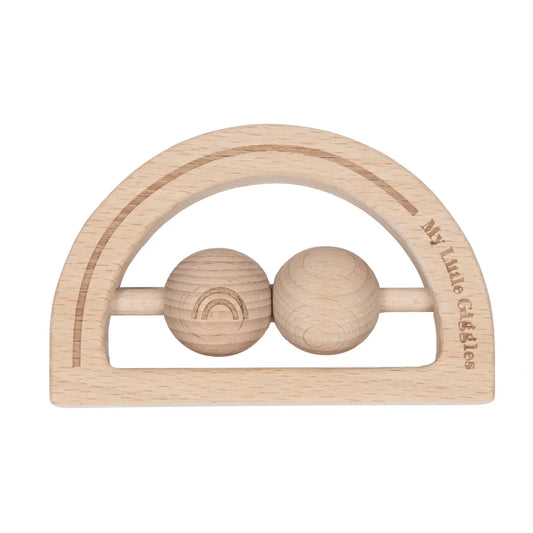 My Little Giggles- Rainbow Rattle Teether