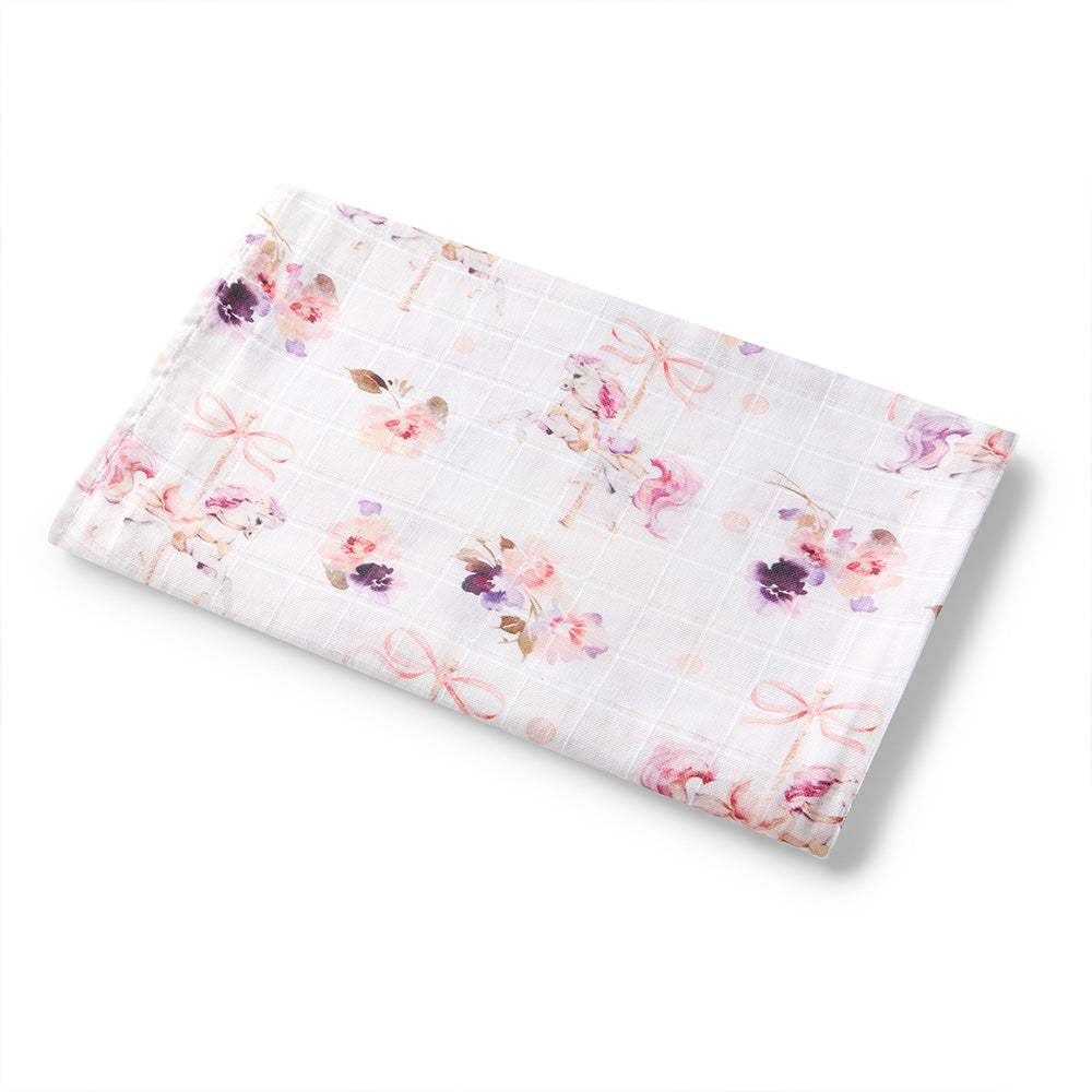 Snuggle Hunny - Carousel Organic Muslin Wrap