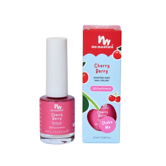 No Nasties Bright Pink Scratch Off Nail Polish bottle