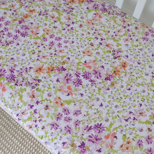 Snuggle Hunny - Isla Fitted Cot Sheet