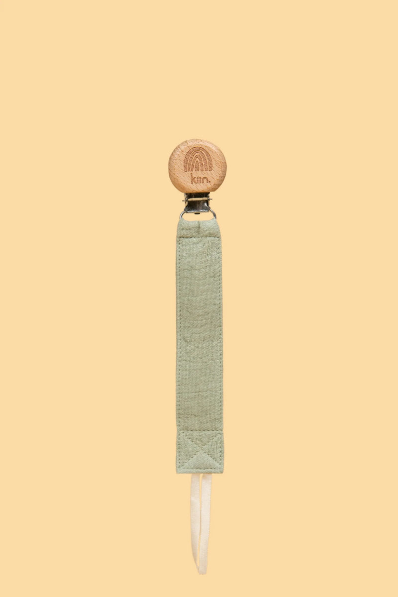 Kiin Baby - Sage Cotton Dummy Clip