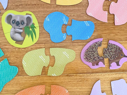Crocodile Creek- Let's Begin 2 Piece Puzzle- Aussie Animals