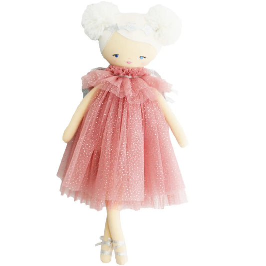 Alimrose- Ava Angel Doll- 48cm Blush Silver