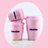 BBCino- Daisy Pink Bambino Cup & Straw 240mL