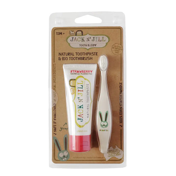 Jack N' Jill- Tooth Buddy Pack- Strawberry