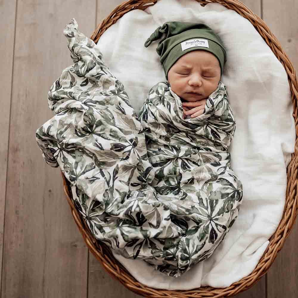 Snuggle Hunny Kids- Evergreen Organic Muslin Wrap