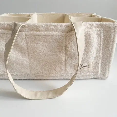 Petit + Co- Bone Nappy Caddy Organiser