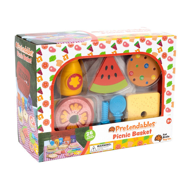 Fat Brain Toys- Pretendables- Picnic Basket Set