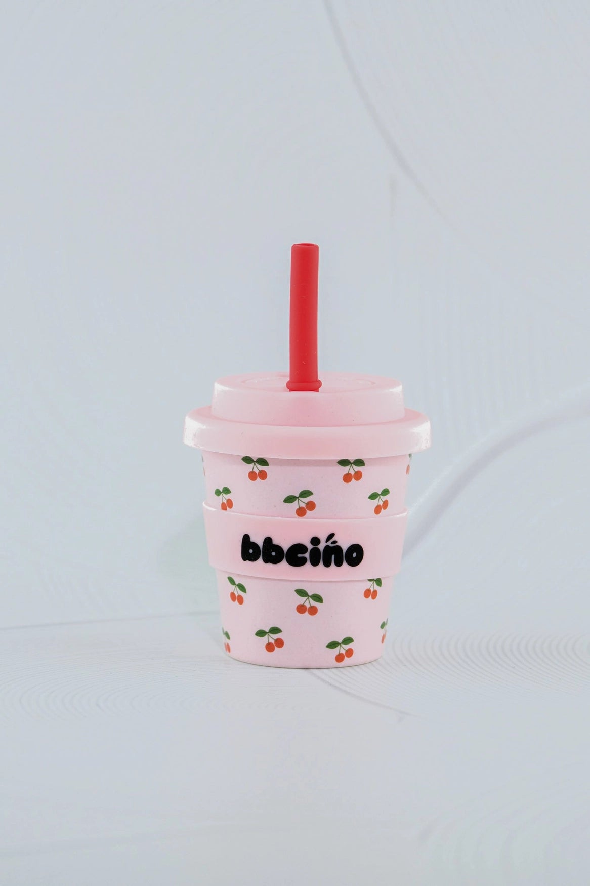 BBCino- Cherries Babycino Cup & Straw- 2 Sizes