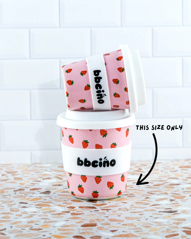 BBCino- Berry Bambino Cup & Straw 240mL