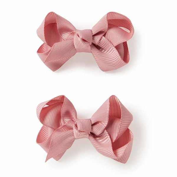 Snuggle Hunny Kids- Pony Tail Clips- Dusty Pink