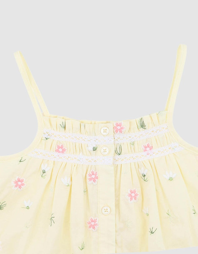 Minihaha - Pia All Over Embroidery Dress 3-7Y