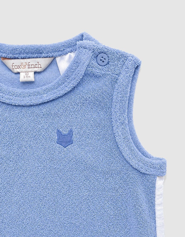 Fox & Finch -  Havana Organic Terry Stripe Bodysuit