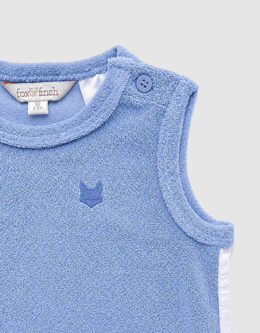 Fox & Finch -  Havana Organic Terry Stripe Bodysuit