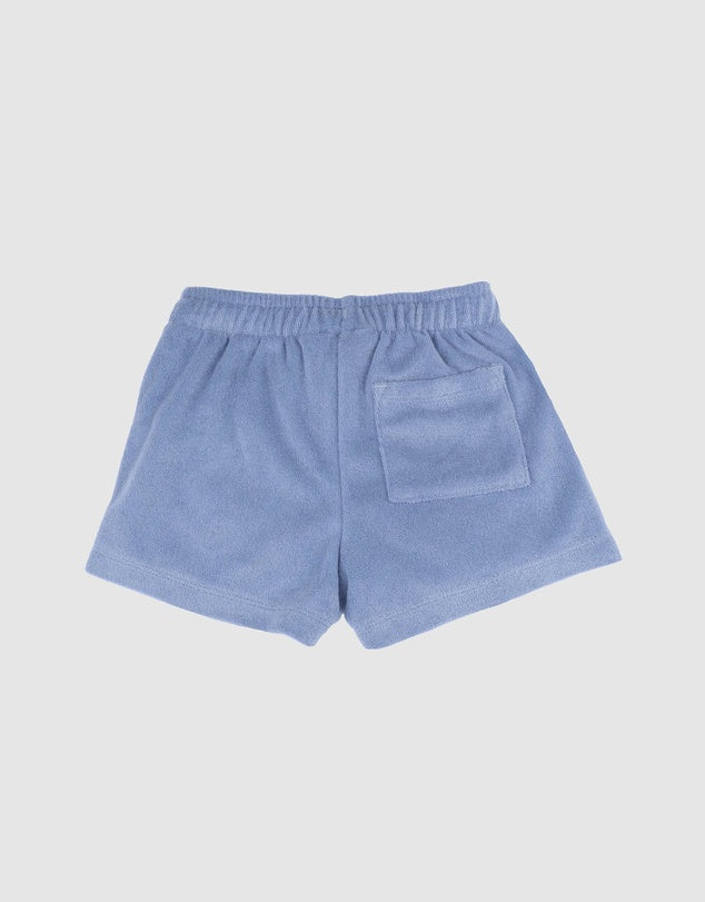Fox & Finch -  Blue Side Stripe Towelling Shorts