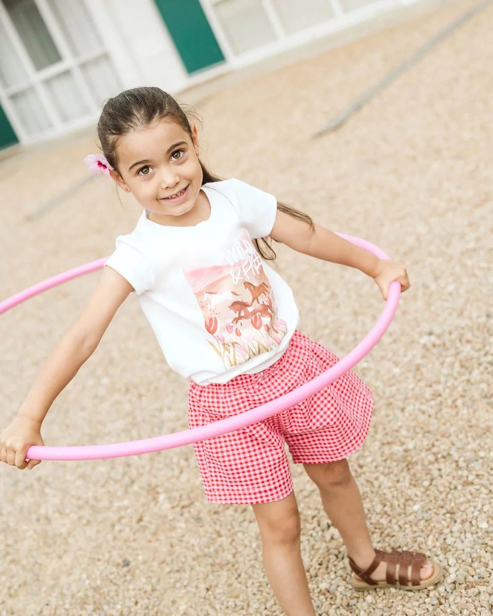 Minihaha - Sundae Gingham Shorts 3-7Y