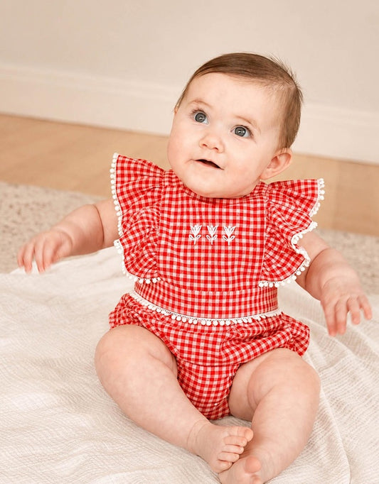 Minihaha - Sundae Gingham Bodysuit