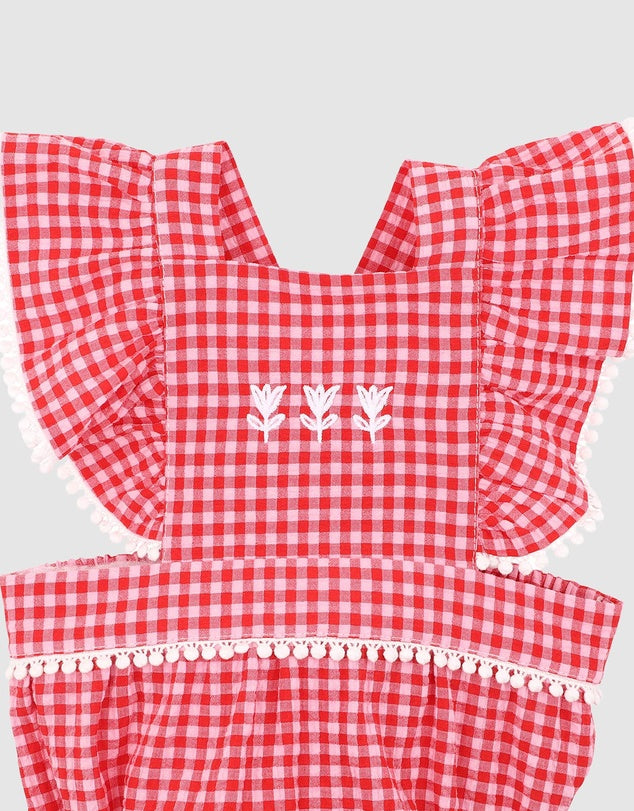 Minihaha - Sundae Gingham Bodysuit