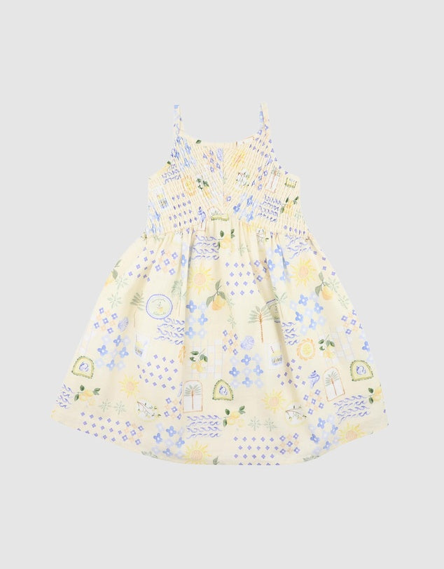 Minihaha - Piccolina Shirred Dress 3-7Y