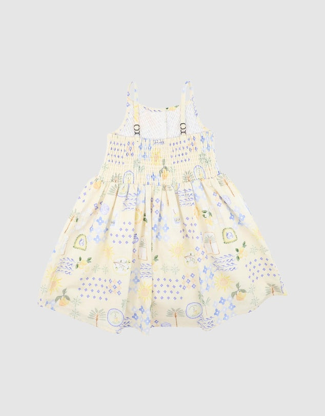 Minihaha - Piccolina Shirred Dress 3-7Y
