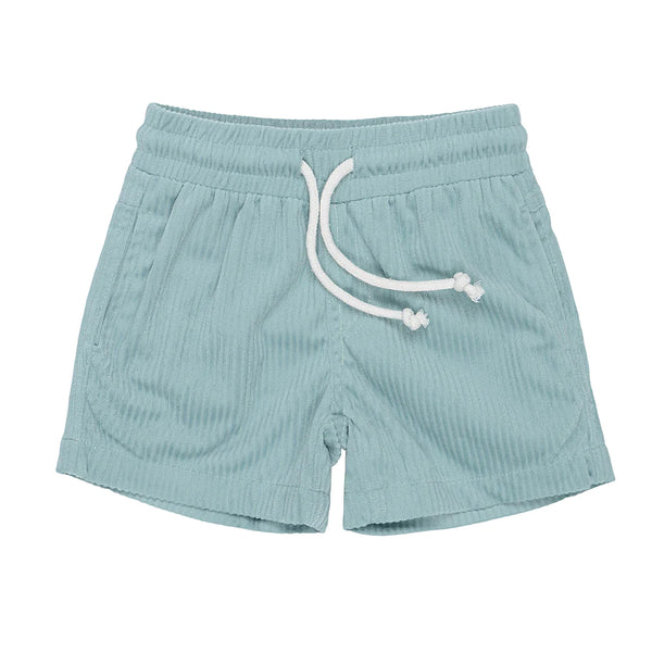 Basic Label Co- Seafoam Cord Shorts
