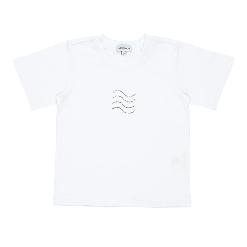 Basic Label Co- Be The Energy Kids T-Shirt