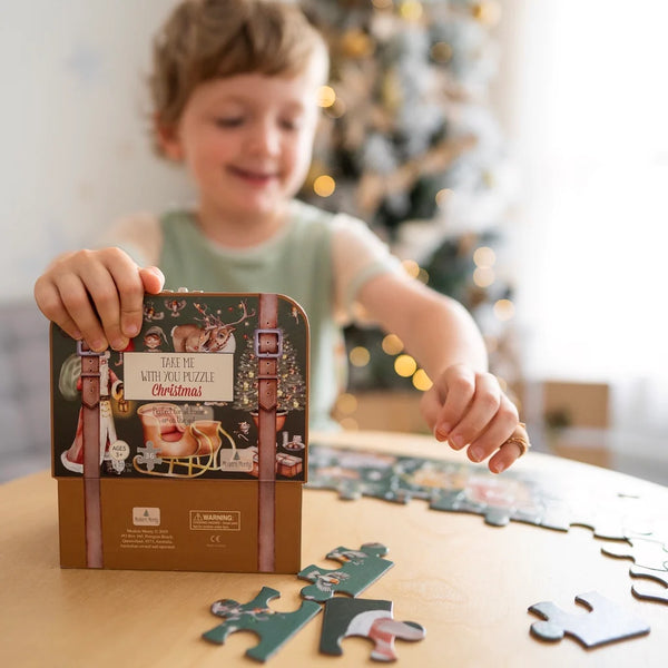 Modern Monty- Christmas " Take Me With You Puzzle"