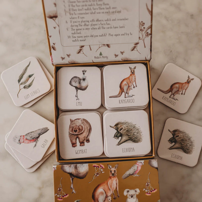 Modern Monty-  Australia Memory Card Game