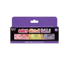 Sensory Sprouts - Galaxy Glitter Balls (Pink, Yellow & Purple)