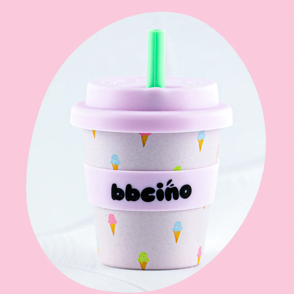 BBCino- Ice-cream Babycino Cup & Straw 120mL
