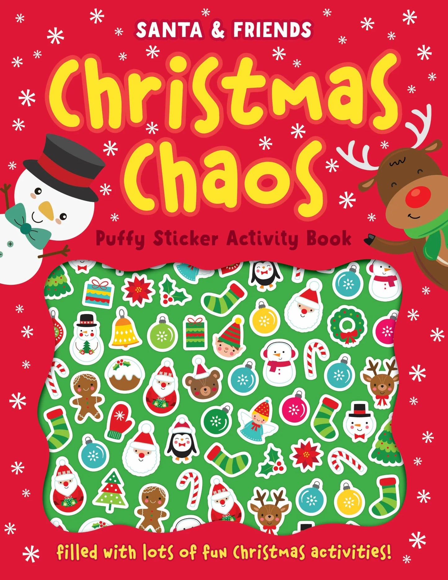 Lake Press - Santa & Friends Christmas Chaos Puffy Sticker Book