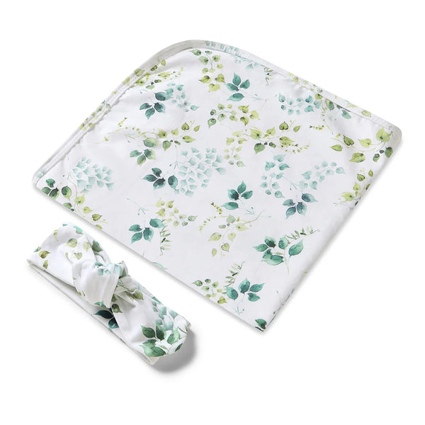 Snuggle Hunny Kids- Eden Jersey Wrap & Headband Set