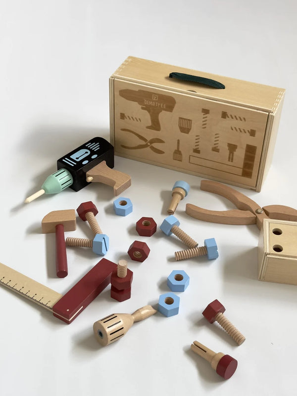Nunu Kids- Wooden Tool Bench Playset