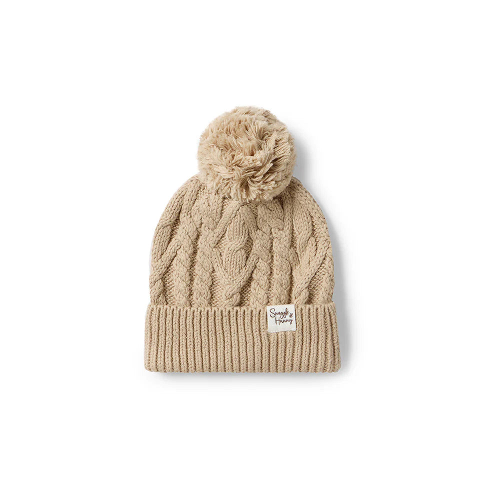 Snuggle Hunny - Hazelnut Organic Knit Beanie